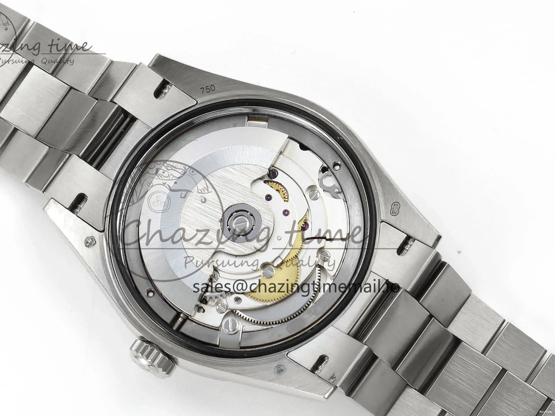 MiroTime 0214 Day Date 36 YG 128236 KF 1:1 Best Edition Ice Blue Crystal Dial on President Bracelet A2836 (Gain Weight) Modern 500